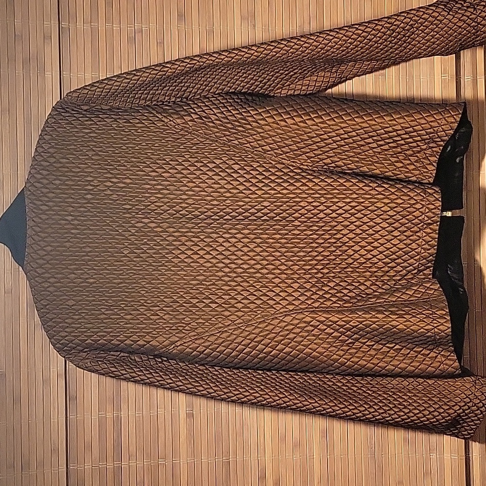 St. John Bronze Quilted Women's Sport Jacket - Picture 5 of 5